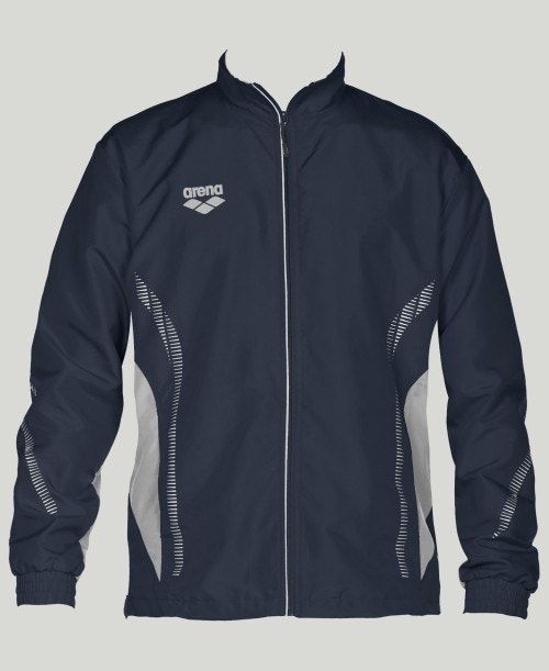 Arena Team Line Warm-up Jacket Navy / Grey | 325846-EFP