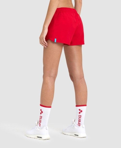 Arena Team Short Solid Red | 832514-KDS