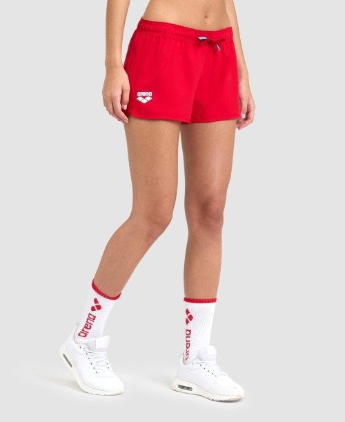 Arena Team Short Solid Red | 832514-KDS