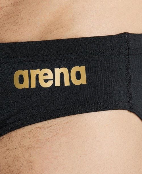 Arena Team Solid Brief Black / Gold | 697803-YVF