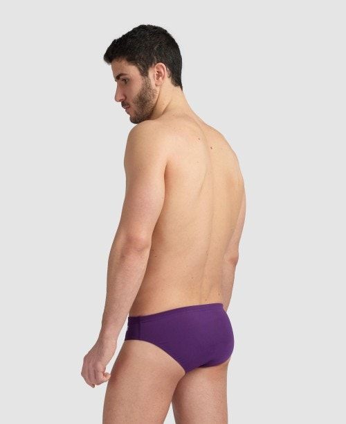 Arena Team Solid Brief Purple / White | 594863-CZR