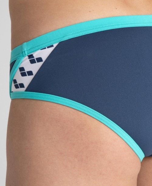 Arena Team Stripe Brief Dark Grey / Mint | 937016-BNI