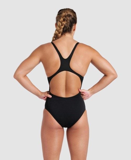 Arena Team Swim Pro Solid One Piece Black / White | 603148-JUR