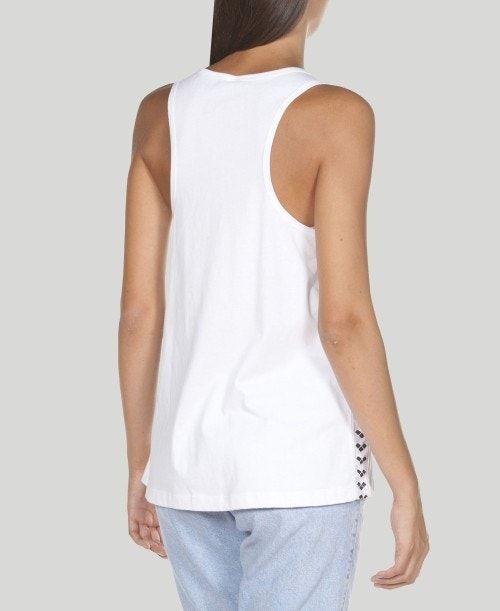 Arena Team Tank Top White / White / Black | 263415-TRY