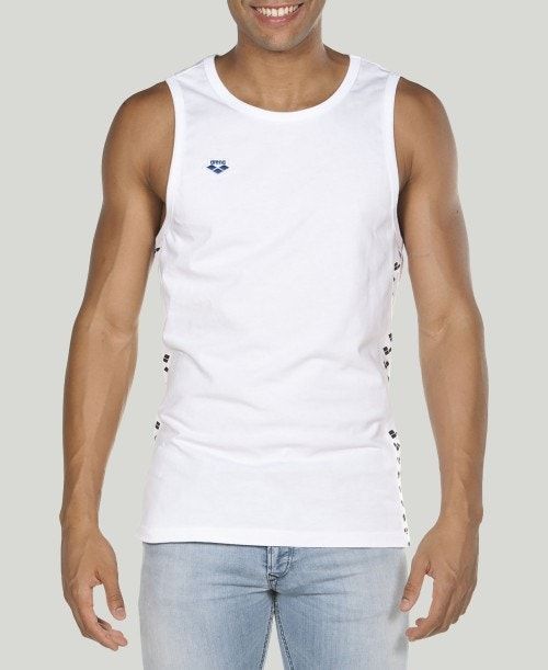 Arena Team Tank Top White / White / Black | 624875-UBX