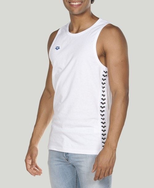 Arena Team Tank Top White / White / Black | 624875-UBX