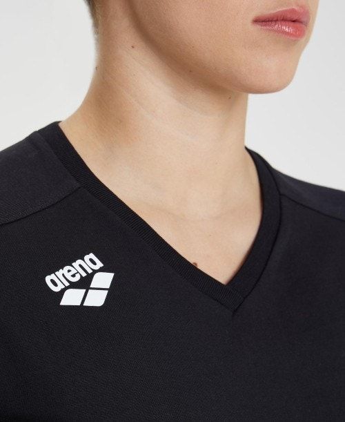 Arena Team T-shirt Panel Black | 403917-CHX