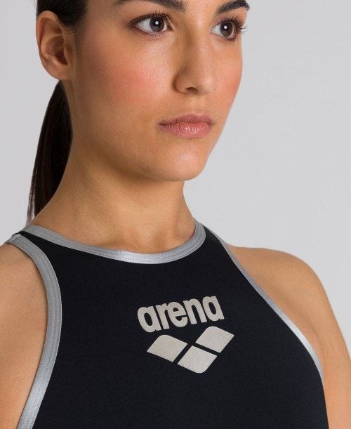 Arena The One Biglogo - Maxlife Black / Silver | 765840-SHJ