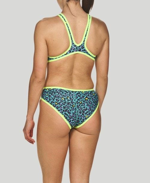 Arena The One Leopard Print - Maxlife Turquoise / Green | 809173-OCT