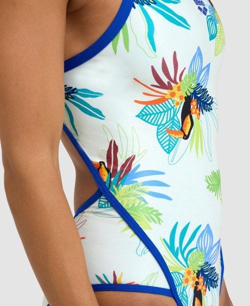 Arena Toucan Super Fly Back One Piece Blue / White Multicolor | 972683-GHV