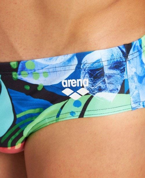 Arena Tropics Brief Black / Black Multicolor | 318925-VMQ