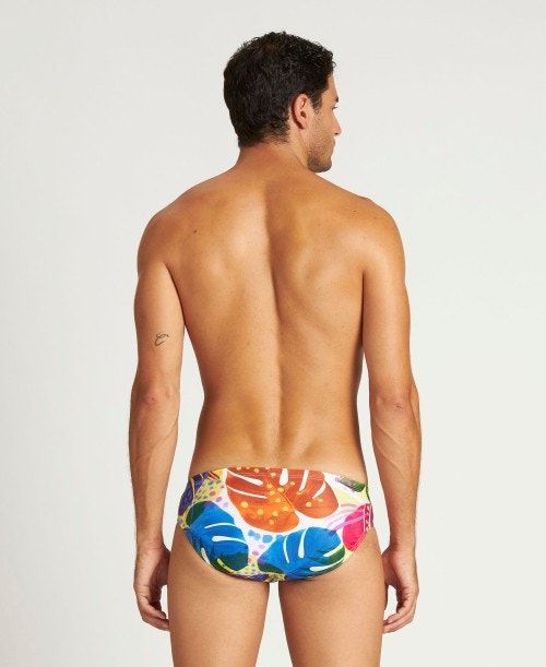 Arena Tropics Brief White / White Multicolor | 068912-PQY