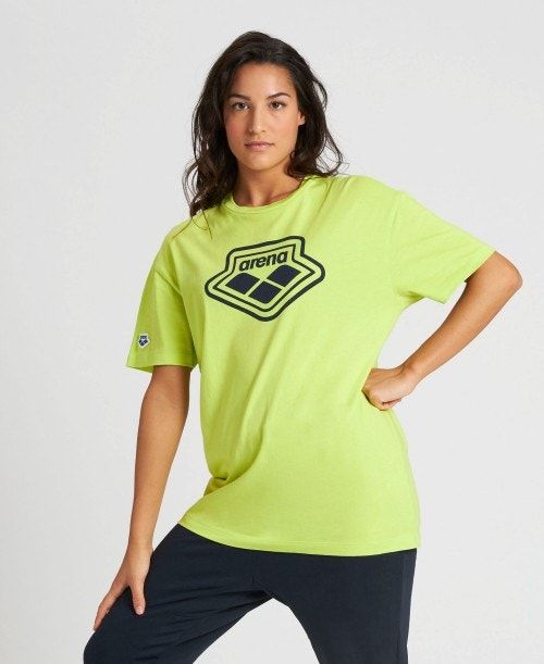 Arena Uni T-shirt Green | 627809-IEC