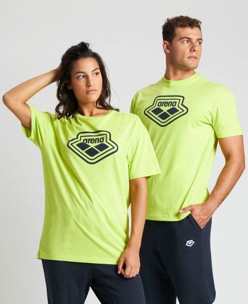 Arena Uni T-shirt Green | 627809-IEC