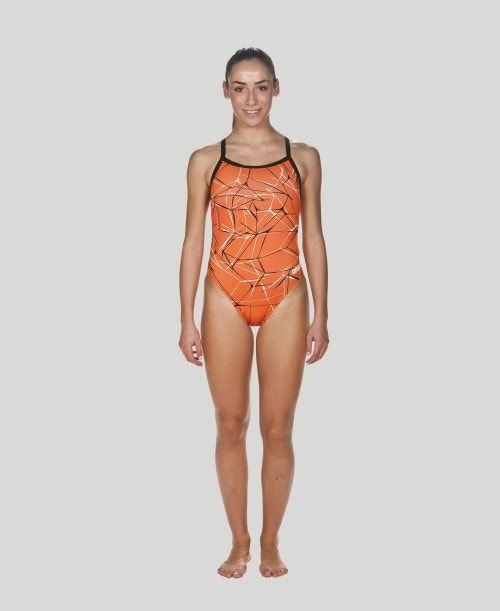 Arena Water Challenge Back - Maxlife Orange / Black | 458201-GJP