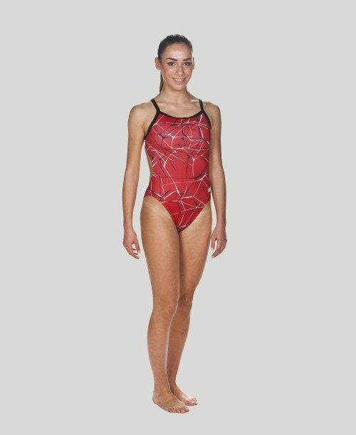 Arena Water Challenge Back - Maxlife Red / Black | 395724-OTE