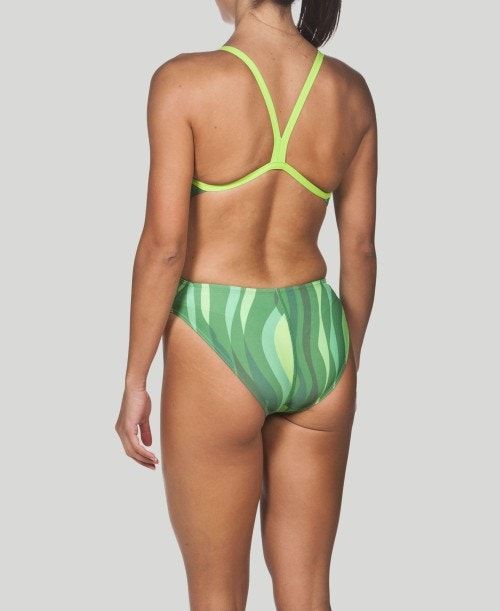 Arena Wavy Water Challenge Back - Maxlife Green | 570328-ANI